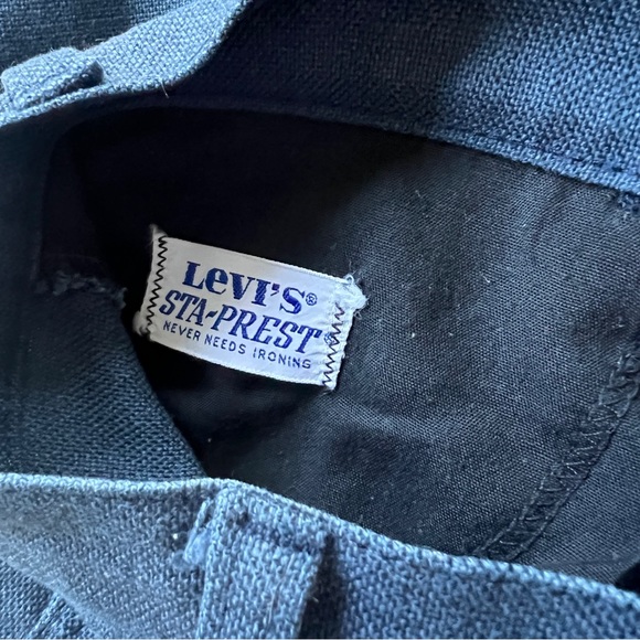 Vintage Levi's Sta-Prest pants vintage 60s blue 34 30 - Picture 5 of 8